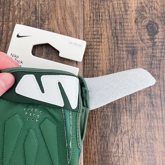 Nike D-Tack 7.0 Lineman Football Gloves Padded Green Mens Size 3XL FN0271-303 - Picture 4 of 11